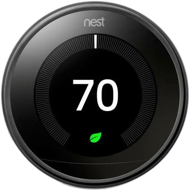 [PR50025GOO0001] NEST LEARNING THERMOSTAT 3RD GENERATION MIRROR BLACK MODELO T3018US
