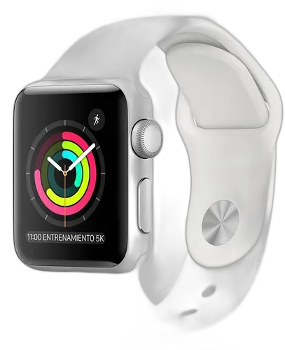[PR10040APP0001] APPLE WATCH SERIES 3 38MM SILVER ALUMINIUM CASE SPORT BAND MODELO MTEY2LL/A