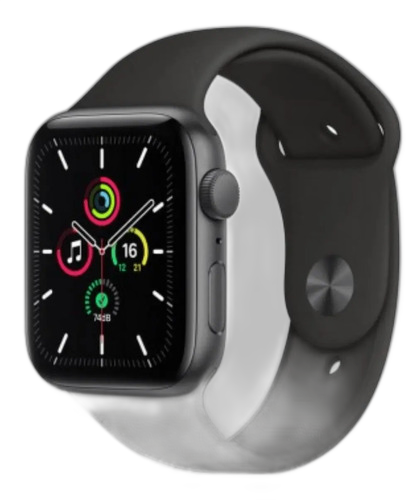 [PR10040APP0013] APPLE WATCH SE 44MM SPACE GRAY ALUMINIUM BLACK SPORT BAND GPS MODELO MYDT2LL/A