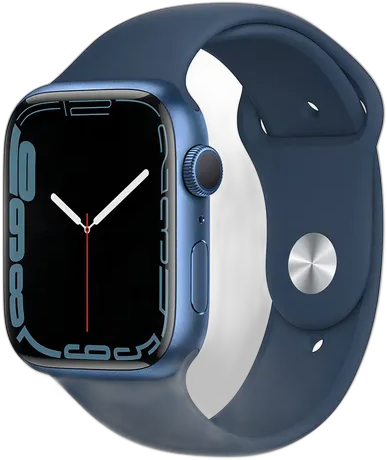 [PR10040APP0032] APPLE WATCH SERIES 7 45MM BLUE AL ABY SPORT BAND MODELO MKN83LL/A