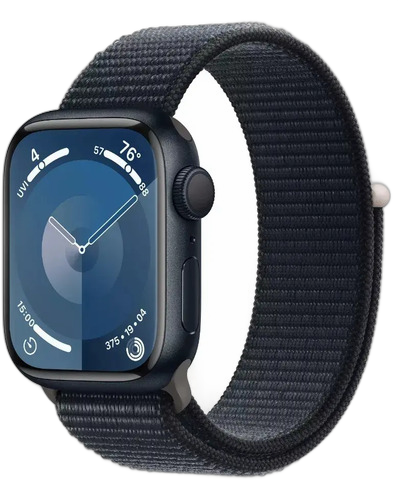 [PR10040APP0051] APPLE WATCH SERIES 9 GPS 45MM MIDNIGHT ALUMINIUM CASE WITH MIDNIGHT SPORT BAND (M/L) MR9C3LL/A