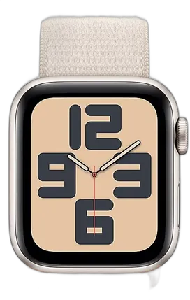 [PR10040APP0063] APPLE WATCH SE 2 GEN 40MM STARLIGHT ALUMINUM CASE WITH STARLIGHT SPORTLOOP S/M STARLIGHT MR9W3LL