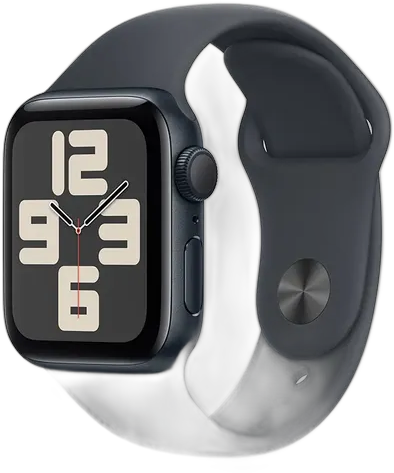 [PR10040APP0074] APPLE WATCH SE (2ND GEN) GPS 40MM MIDNIGHT ALUMINUM CASE WITH MIDNIGHT SPORT BAND - M/L MR9Y3LLA