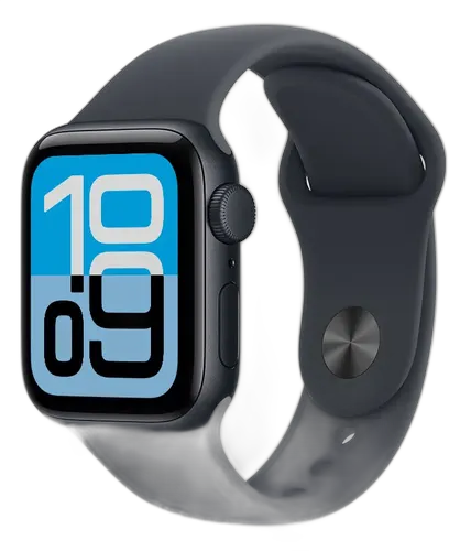 APPLE WATCH SE 3 (GPS) 40MM MIDNIGHT ALUMINUM CASE WITH MIDNIGHT SPORT BAND - M/L - MIDNIGHT
