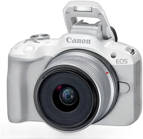 [PR05020CAN0011] CANON EOS R50 MIRRORLESS CAMERA WITH RF-S 18-45MM LENS WHITE