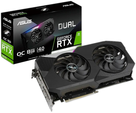 [PR20015ASU0001] ASUS DUAL GEFORCE RTX 3070 DIRECTX 12 8GB 256-BIT GDDR6 PCI EXPRESS 4.0 HDCP READY VIDEO CARD