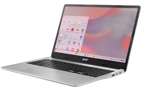 ACER CHROMEBOOK 315 15.6" N4500 4GB RAM 64GB PURE SILVER