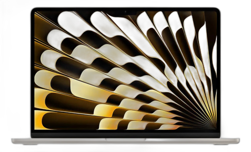 APPLE MACBOOK AIR M3 8-CORE 8GB 256GB SSD 13.6" RETINA ENG KB STARLIGHT LATEST MODEL MODELO MRXT3LL/A
