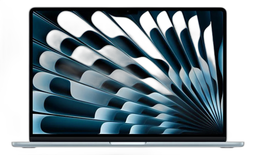 13-INCH MACBOOK AIR-APPLE M5 CHIP WITH 10- CORE CPU AND 8-CORE GPU-16GB MEMORY512GB SSD - SKY BLUE