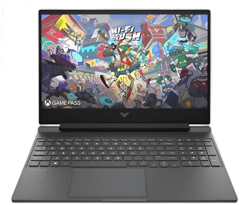 HP VICTUS 15.6" FHD GAMING LAPTOP AMD RYZEN 5-7535HS 8GB RAM AMD RADEON RX 6550M 512GB SSD - WIN11 - SILVER MODELO 15-FB2063DX