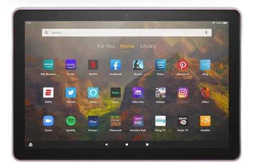 AMAZON FIRE HD10 10.1" HD DISPLAY 3GB RAM 32GB SSD WITH ALEXA - LAVENDER