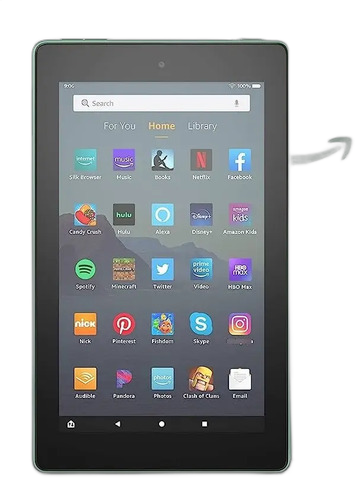 AMAZON FIRE HD7 7" HD DISPLAY 1GB RAM 16GB SSD WITH ALEXA - SAGE