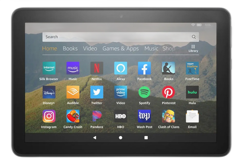 AMAZON FIRE HD8 8" HD DISPLAY 2GB RAM 32GB SSD WITH ALEXA - BLACK