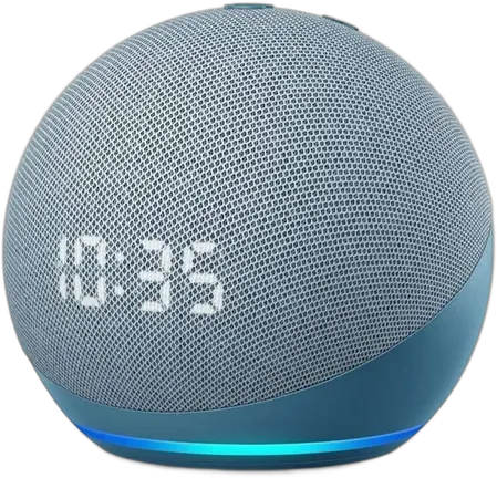 AMAZON ECHO DOT 4 TWILIGHT BLUE WITH CLOCK AND ALEXA
